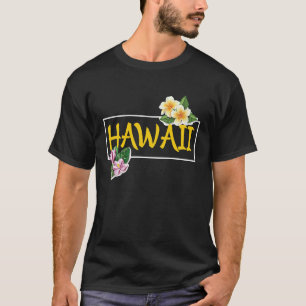 Camiseta Hawái con flores de Hawái