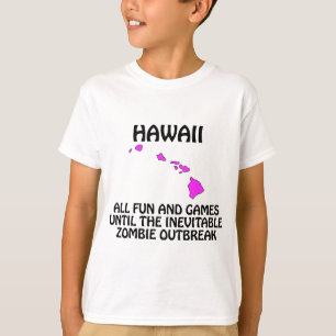 Camiseta Hawái - Diversión y Juegos Hasta el Brote de Zombi
