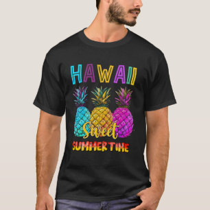 Camiseta Hawái, dulce verano, Aple Luau Py