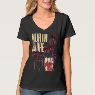 Camiseta Hawái Isla Hawái Nord Shore Surfboard Vinta