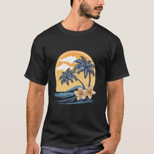Camiseta Hawái Maui Oahu Big Island Plumeria Frangipani Vo