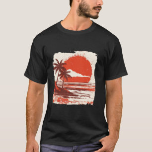 Camiseta Hawái Oahu Honolulu Maui Waikiki Volcán Ola Retro
