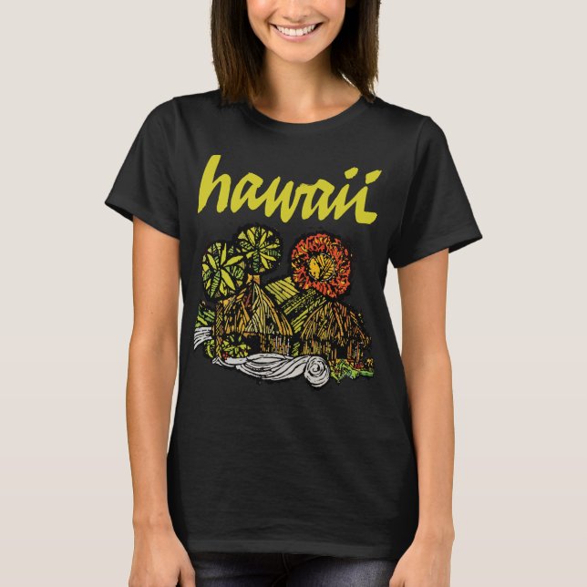 Camiseta Hawái Playa Tropical Viajes (Anverso)