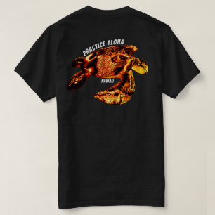 Camiseta Hawai Practice Aloha - Tribal Honu Lava