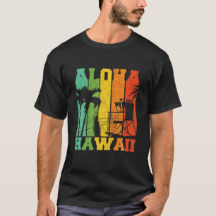 Camiseta Hawai Retro Vintage S Para Hombres Y Mujeres Aloha