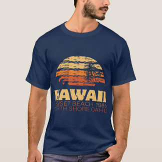 Camiseta Hawái Sunset Beach 1985