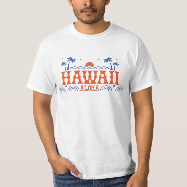 Camiseta Hawái Tropical Aloha (Anverso)