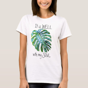 Camiseta Hawái Tropical Dejo Que Mi Alma Descanse En Paz
