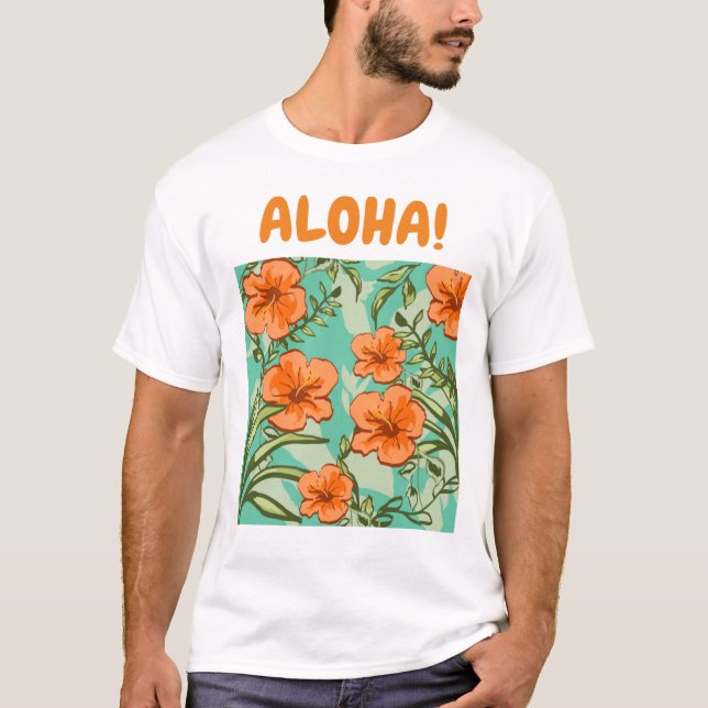 Camiseta HAWAIAN ART (Anverso)
