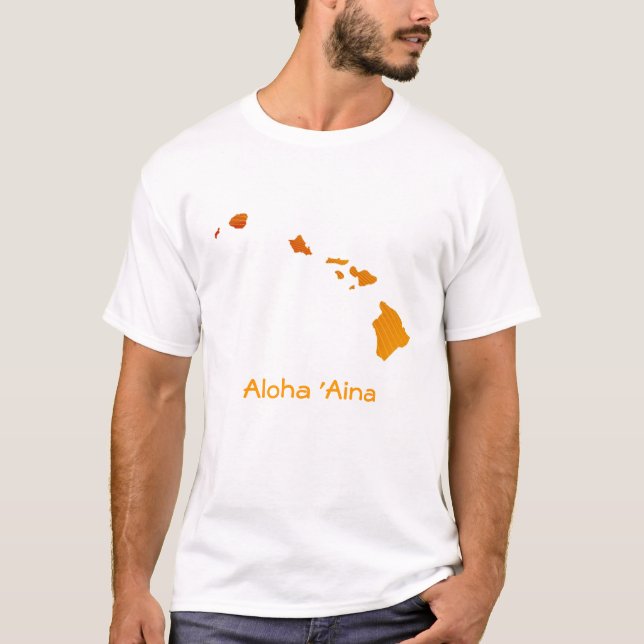Camiseta Hawaiana 'Aina (Anverso)