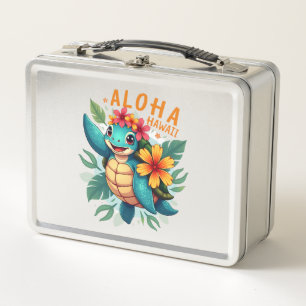 Camiseta hawaiana Aloha Hawái Tortuga marina Chica