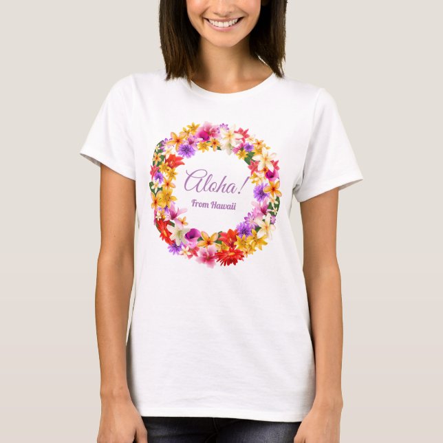 Camiseta ¡Hawaiana! De Hawaii (Anverso)
