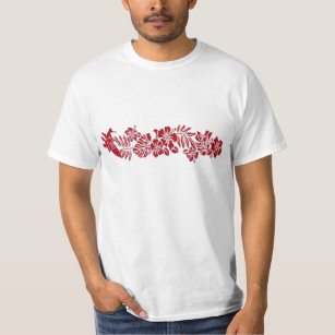 Camiseta hawaiana de la banda del hibisco de