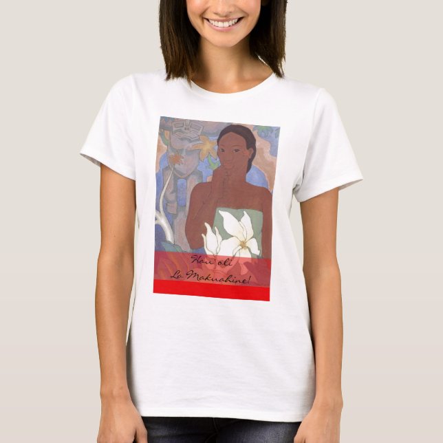 Camiseta hawaiana del día de madre (Anverso)