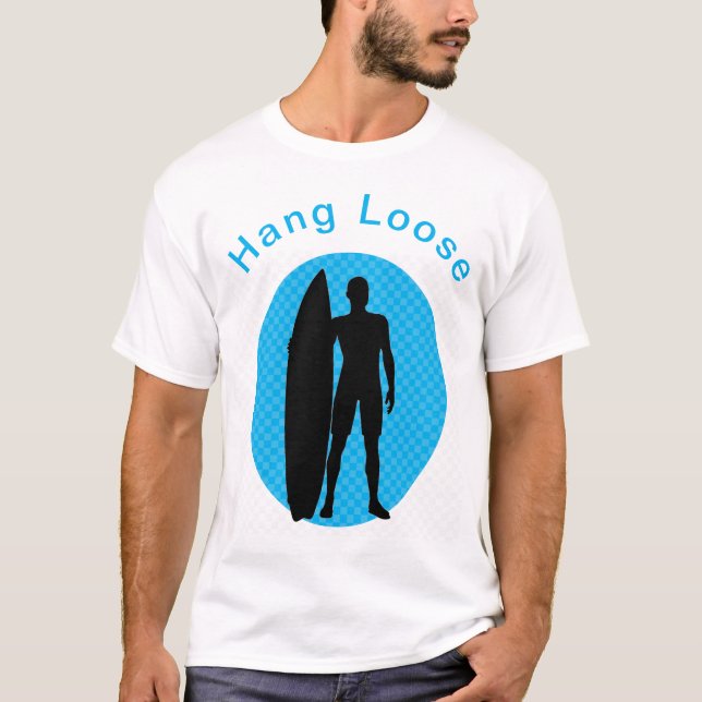 Camiseta hawaiana Hang Loose (Anverso)