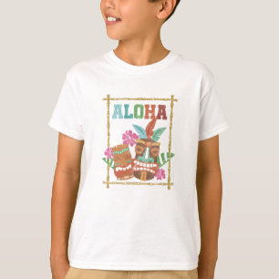 Camiseta Hawaiana hawaiana Hawaii tropical de Tiki Hula del