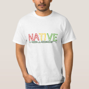 Camiseta hawaiana nativa del valor