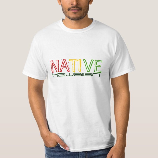 Camiseta hawaiana nativa del valor (Anverso)