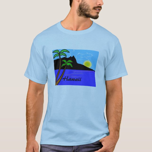 Camiseta hawaiana principal del diamante (Anverso)