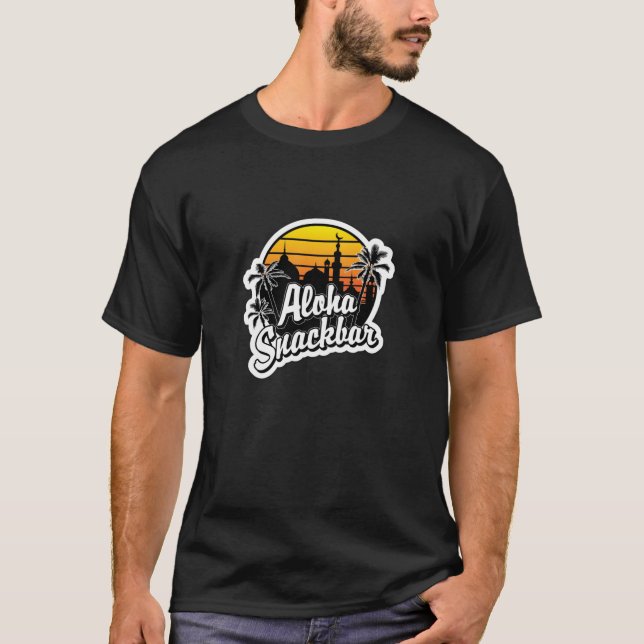 CAMISETA HAWAIANA SNACKBAR (Anverso)