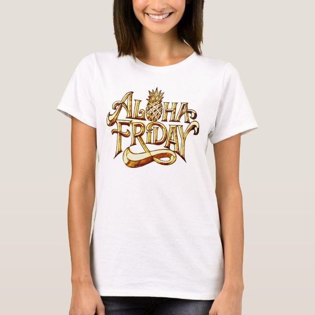 CAMISETA HAWAIANA VIERNES (Anverso)