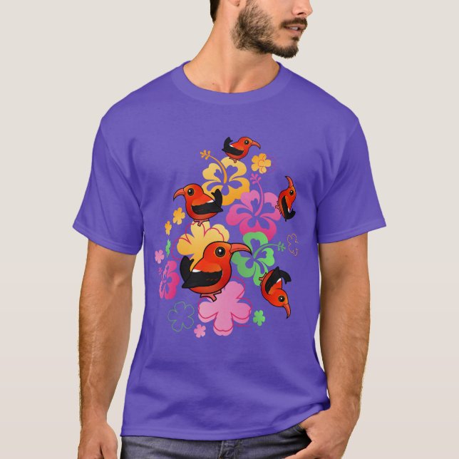 Camiseta Hawaiano-estilo 'I'iwi (Anverso)