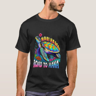 Camiseta Hawaiano Maui Hawaii Tortuga Vacaciones Grupo Viaj