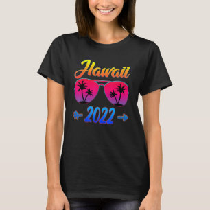 Camiseta Hawaii 2022 Hawái Beach Guay Glasses Vacation M