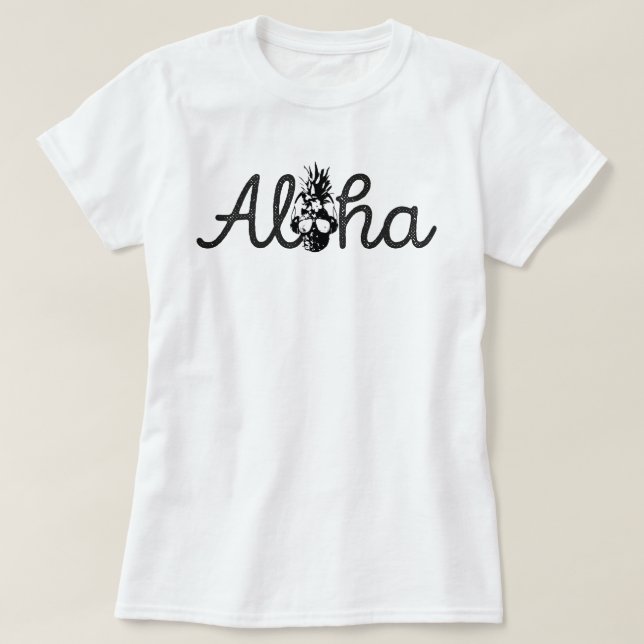 Camiseta Hawaii Aloha, Funny Aloha (Diseño del anverso)
