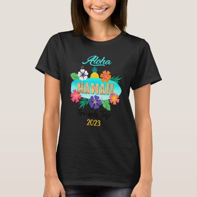 Camiseta Hawaii Aloha Hawaiian Family Trip 2023_13 (Anverso)