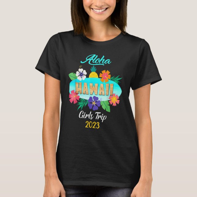 Camiseta Hawaii Aloha Hawaiian Family Trip 2023_4 (Anverso)