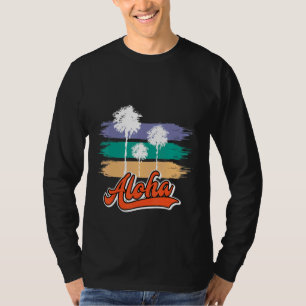 Camiseta Hawaii Aloha Palm Tree Hawaii Fiesta