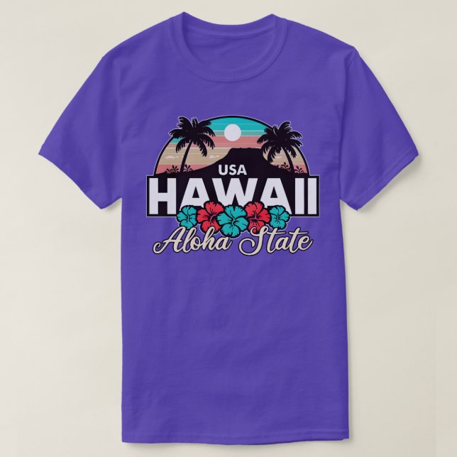Camiseta Hawaii Aloha State TShirt 3 (Diseño del anverso)