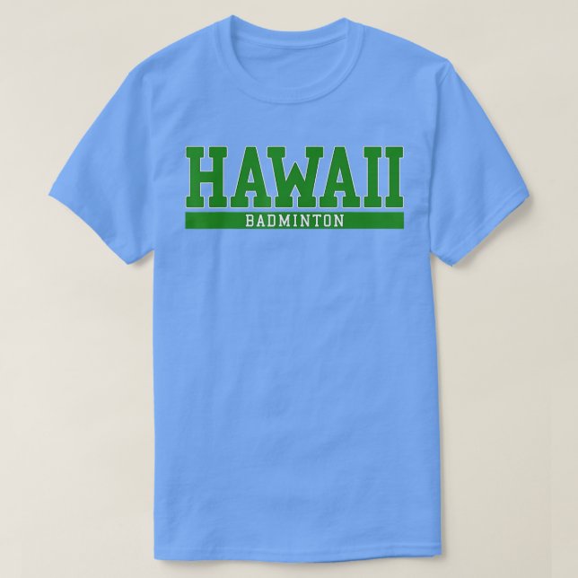 Camiseta Hawaii Badminton (Diseño del anverso)