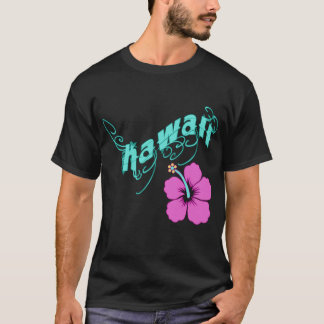 Camiseta Hawaii con los productos del hibisco