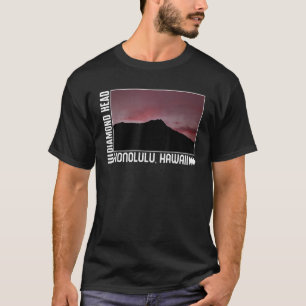 Camiseta Hawaii Diamond Honolulu Head Hawaii Sunset Tee Haw