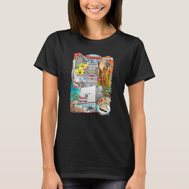 Camiseta Hawaii El Estado Aloha (Anverso)