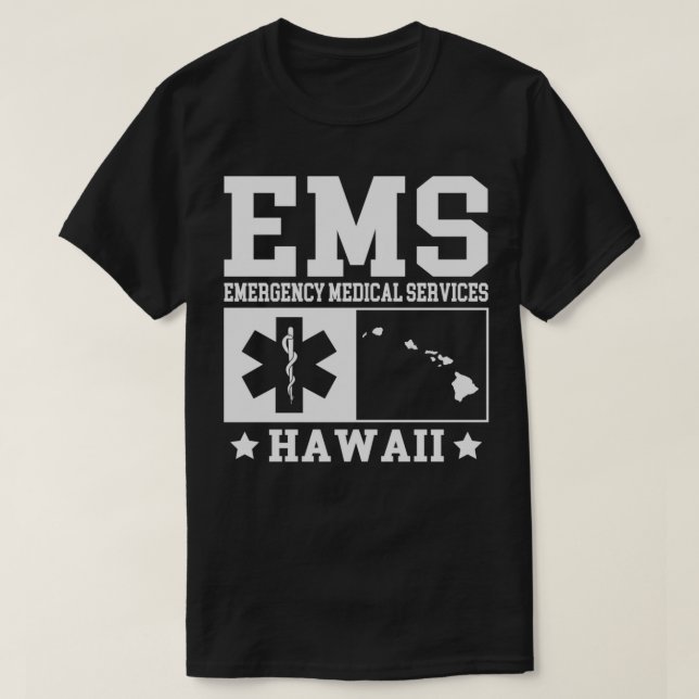 Camiseta Hawaii EMS (Diseño del anverso)