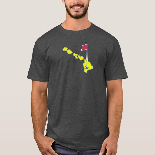 Camiseta hawaii golf (Anverso)