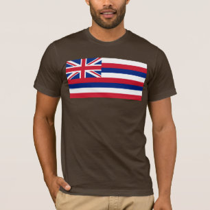 Camiseta Hawaii, Hawaii, Bandera Estatal Aloha Paradise