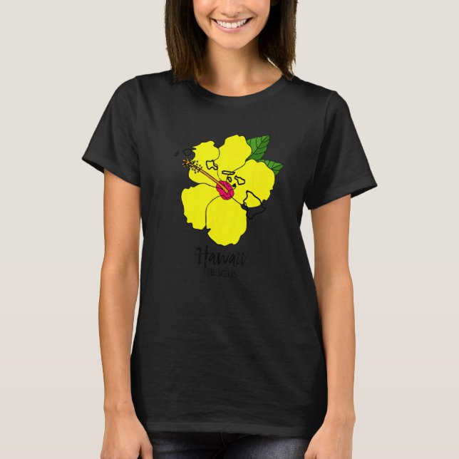 Camiseta Hawaii Hibiscus Flower (Anverso)