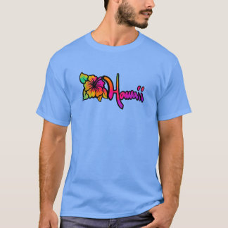 Camiseta Hawaii Hibiscus Tie Dye T-Shirt