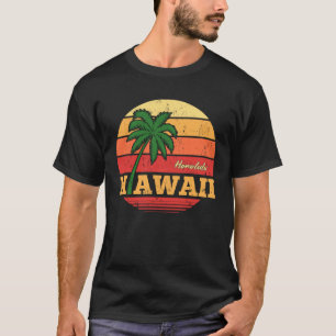 Camiseta HAWAII Honolulu Hermosa Vacaciones de recuerdo ret