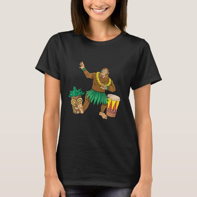 Camiseta Hawaii Hula Danzando Aloha Beach S (Anverso)
