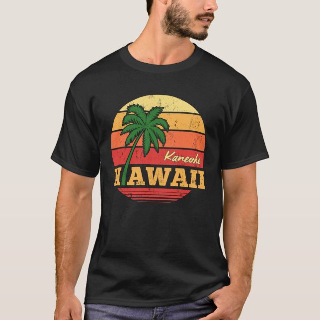 Camiseta HAWAII Kaneohe Beautiful Vacation Retro Souvenir (Anverso)