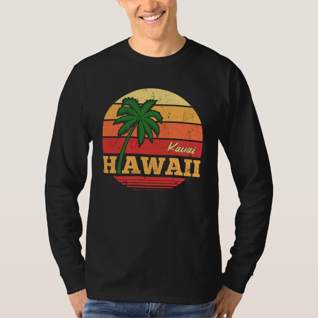 Camiseta HAWAII Kauai Beautiful Vacation Retro Souvenir (Anverso)