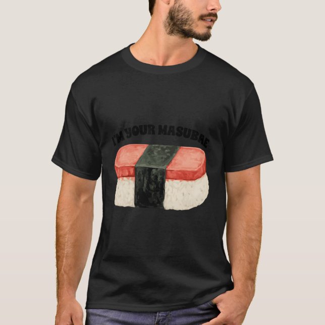 Camiseta Hawaii Musubi Pun Musubae Humor (Anverso)