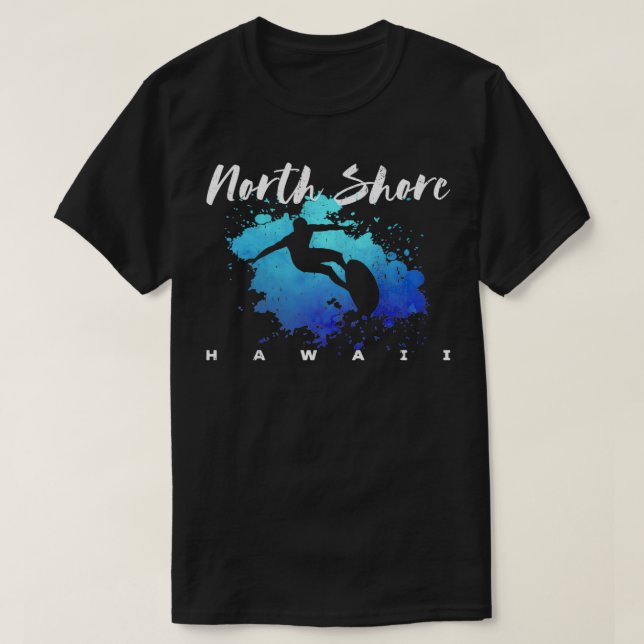 Camiseta HAWAII Oahu, NORTE DE LA COSTA, Tri (Diseño del anverso)