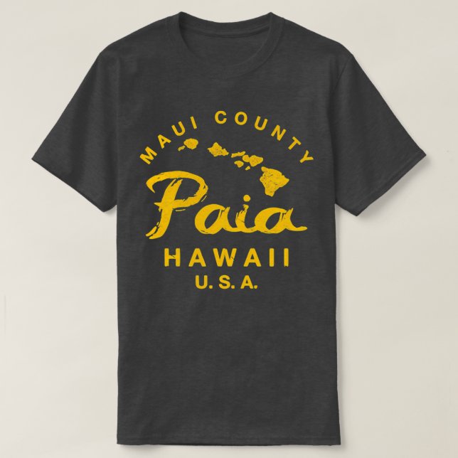 Camiseta Hawaii Paia Maui Islas Hawái TShirt 11 (Diseño del anverso)