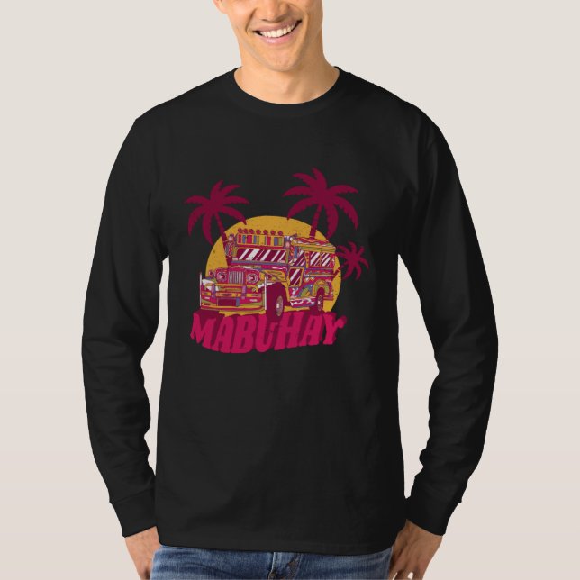 Camiseta Hawaii Philipines bus coloured psy (Anverso)